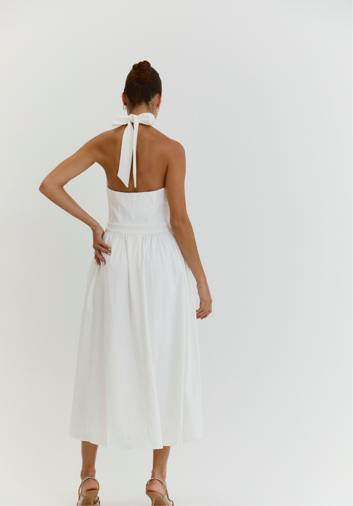 The Harper Dress White