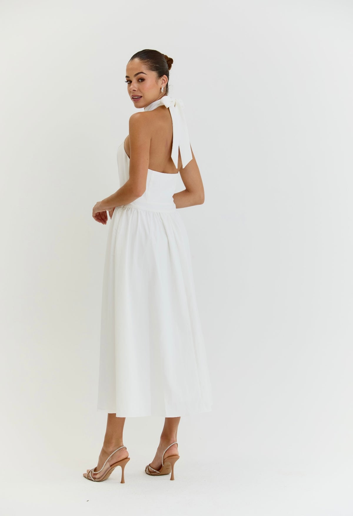 The Harper Dress White