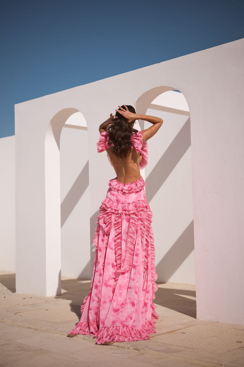 Rose Water Cassini Dress