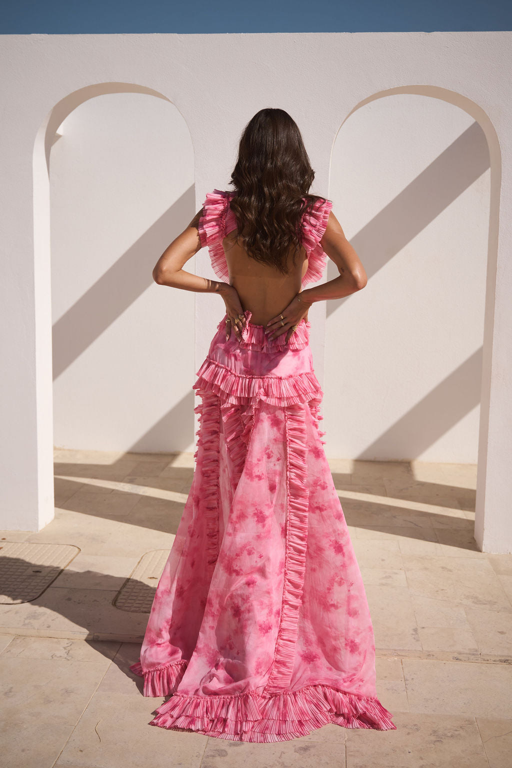 Rose Water Cassini Dress