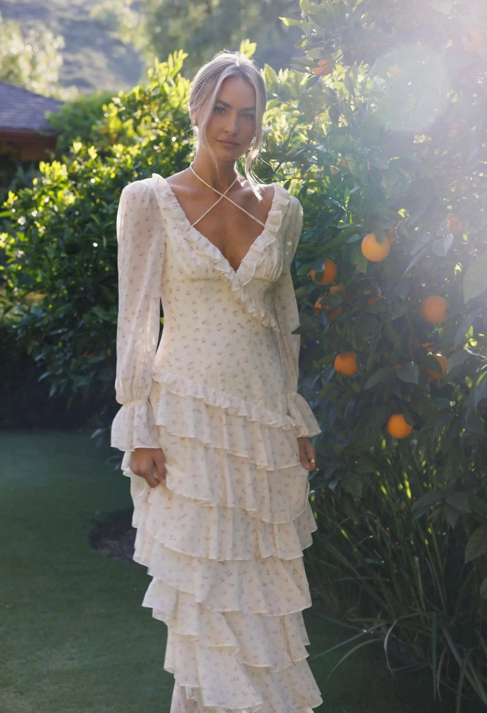 ALB Floral ruffle
