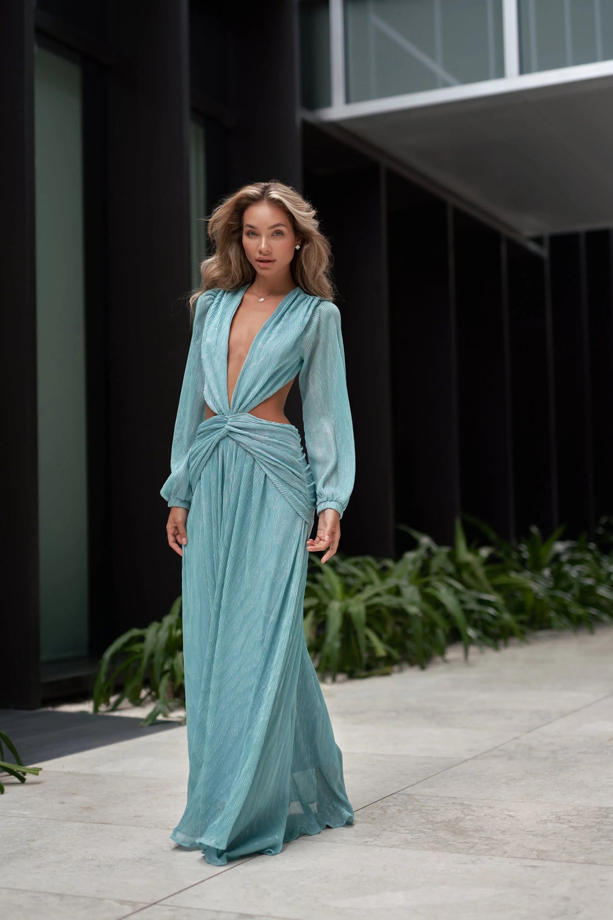 Blue Goddess Dress