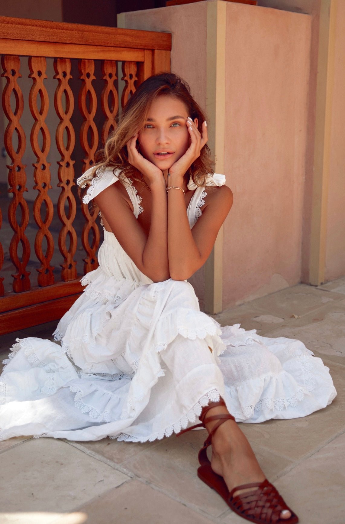 Phi Phi Heart Smock Dress