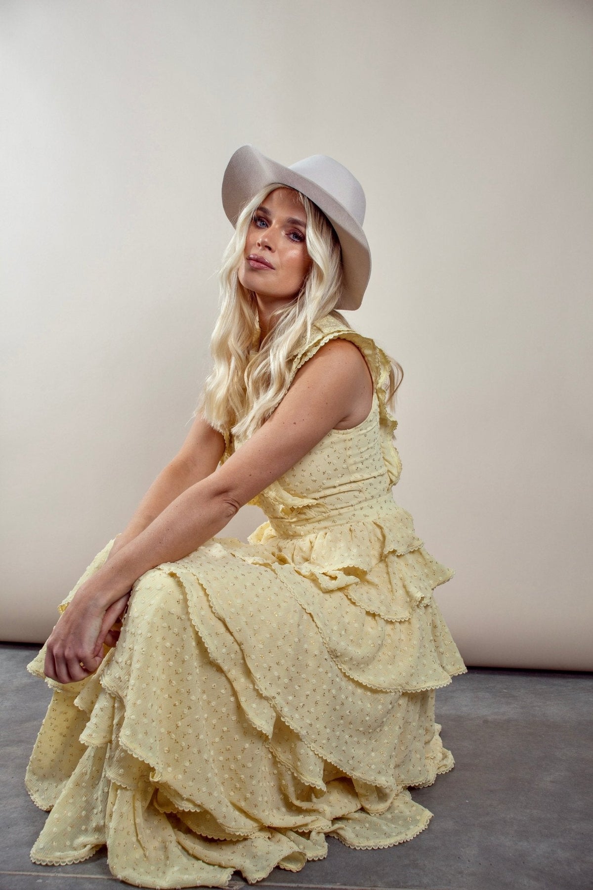 Sunset Ruffle Dress