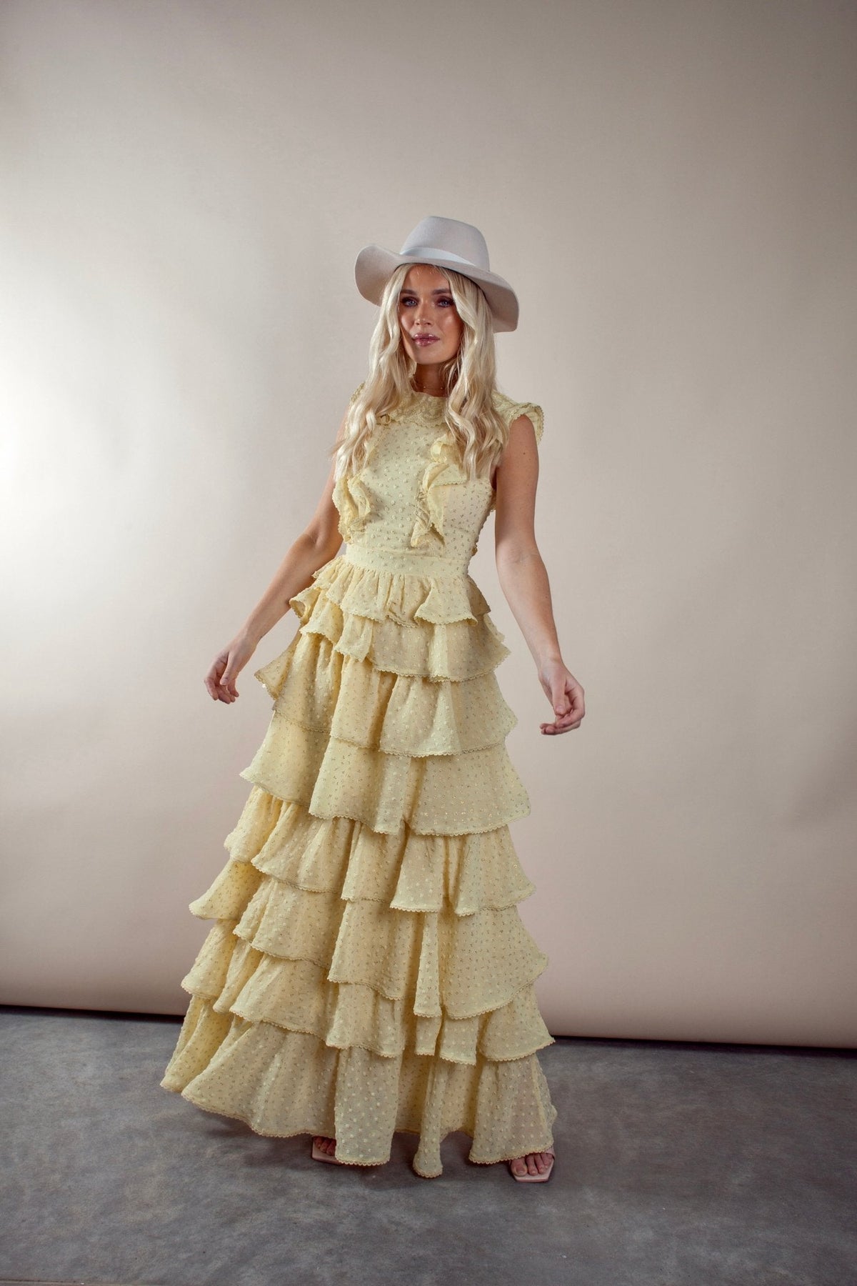 Sunset Ruffle Dress