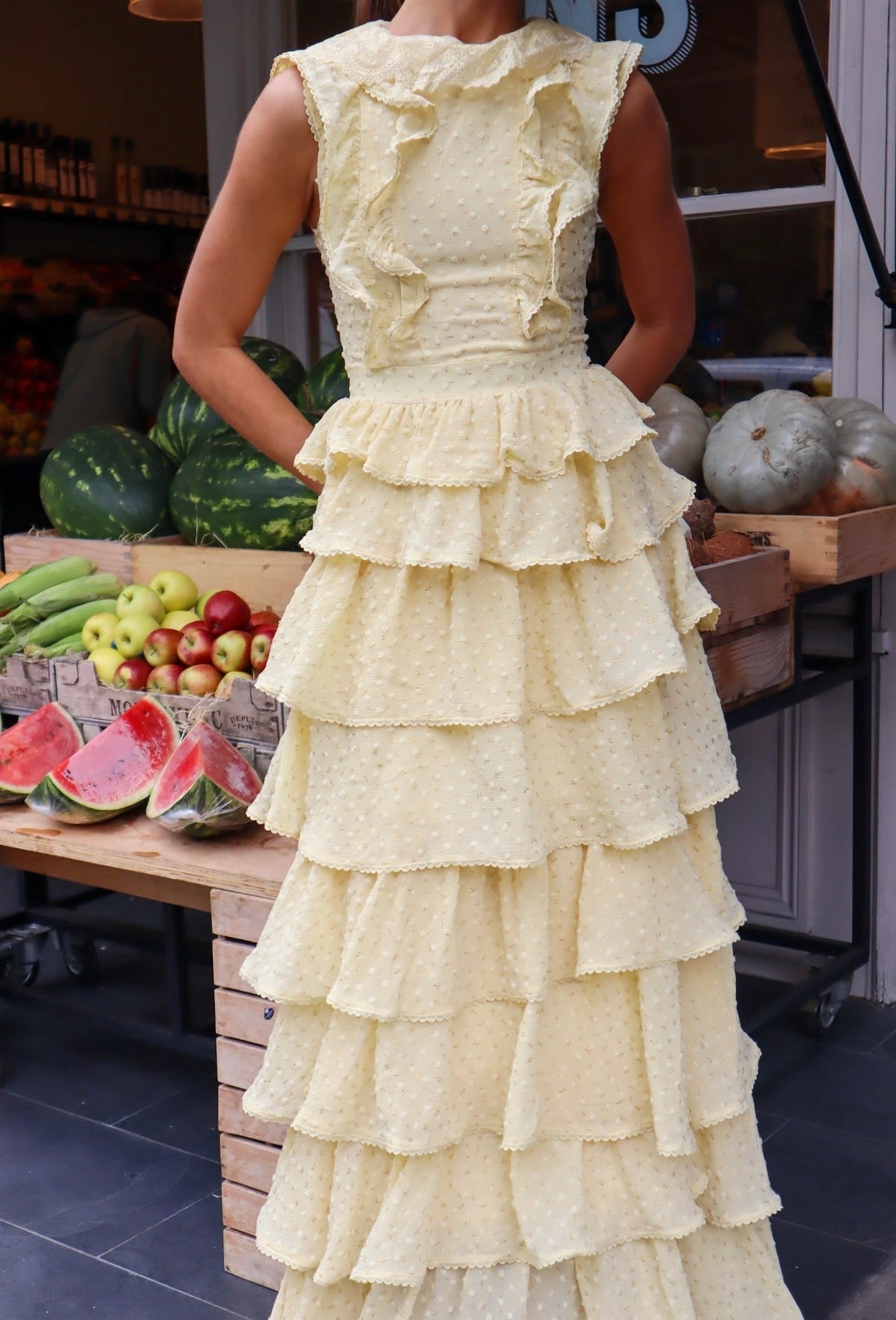 Sunset Ruffle Dress