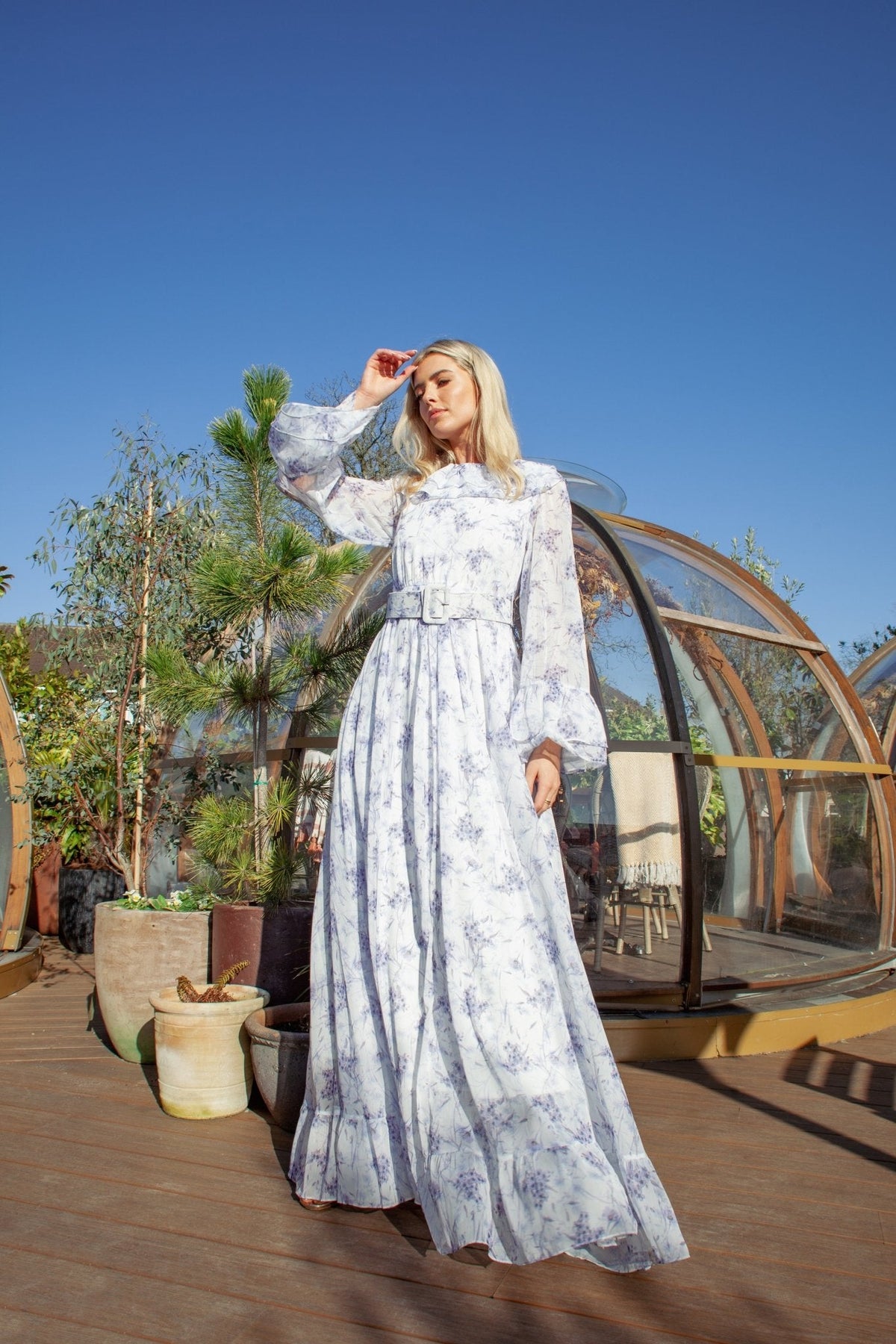 The Hibiscus Maxi Dress